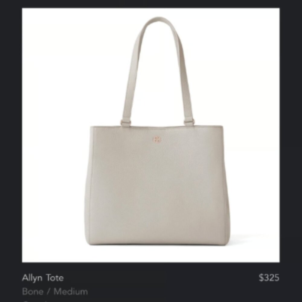 Allyn tote color stone size medium